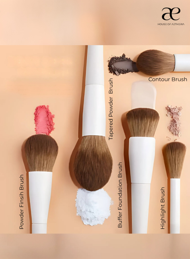 Make Up Brush Set - Pearl