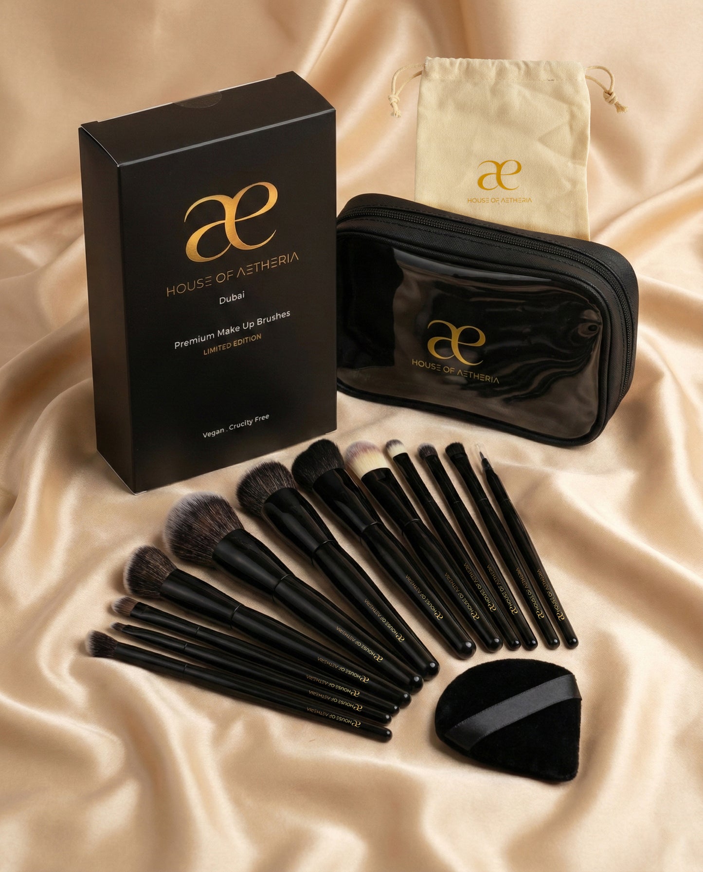 Makeup Brush Set - Onyx