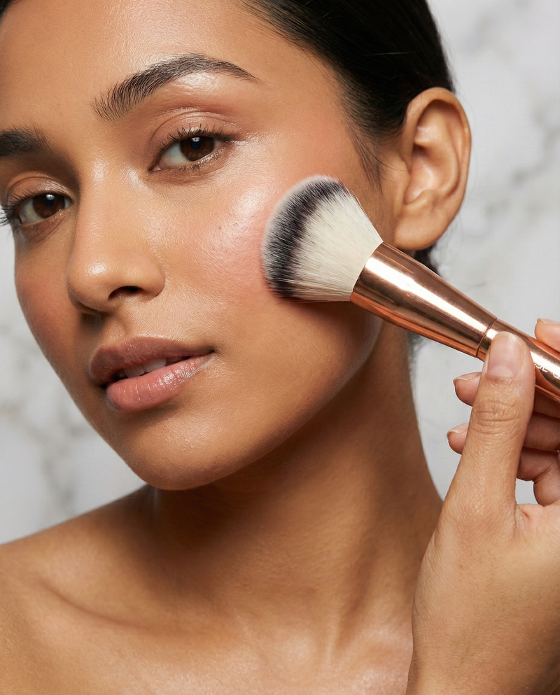 Make Up Brush Duo - Gold